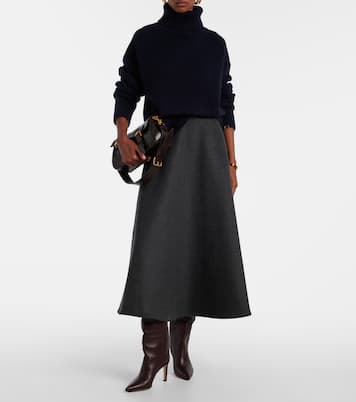 Rollkragenpullover Crop Xtra aus Kaschmir | Extreme Cashmere