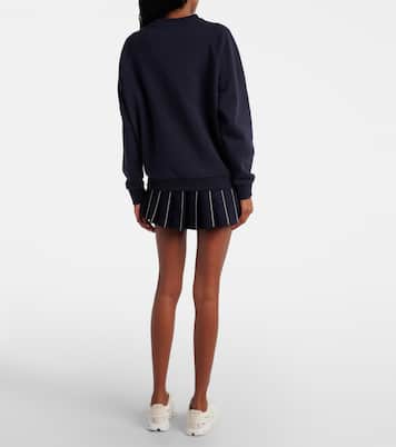 Logo cotton jersey sweatshirt | Tory Burch