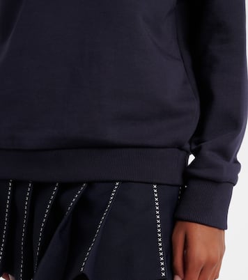 Logo cotton jersey sweatshirt | Tory Burch