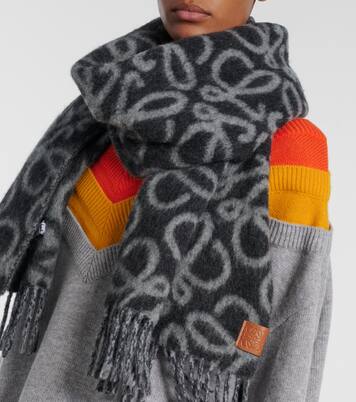 Schal Anagram aus einem Alpakawollgemisch | Loewe