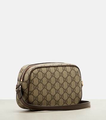 Ophidia Small leather-trimmed crossbody bag | Gucci
