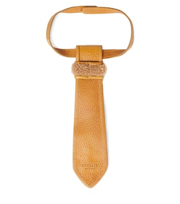 Nata leather tie | Donsje