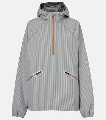 x On Storm striped half-zip jacket  | Loewe