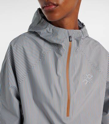 x On Storm striped half-zip jacket  | Loewe