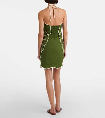 Linen-blend minidress | Farm Rio