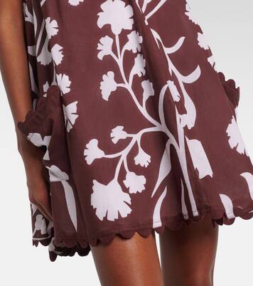 Bedrucktes Minikleid aus Baumwolle | Juliet Dunn