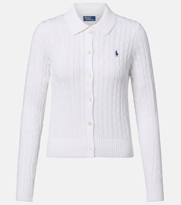 Cable-knit cotton cardigan | Polo Ralph Lauren