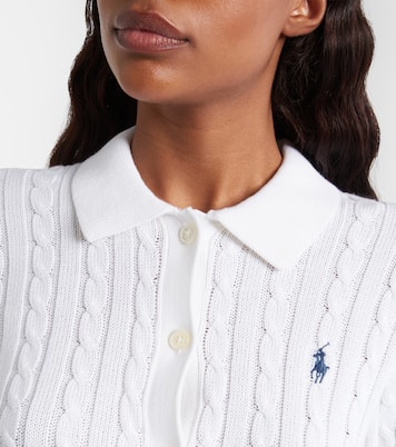 Cable-knit cotton cardigan | Polo Ralph Lauren