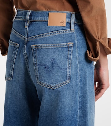 Hattie high-rise barrel-leg jeans | AG Jeans