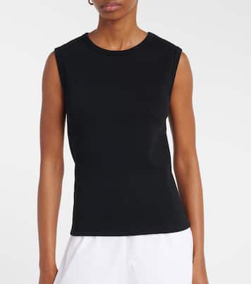 Ribbed-knit cotton-blend tank top | Róhe