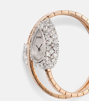 Y-Momento 18kt gold (750/1000) watch with diamonds | Yeprem