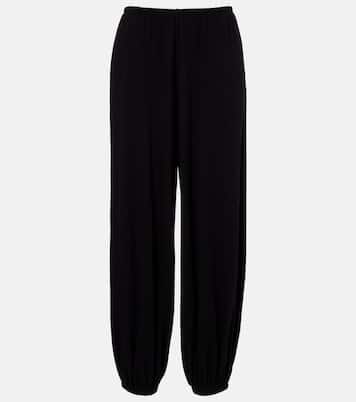 Fiamma cotton, cashmere, and silk sweatpants | The Row