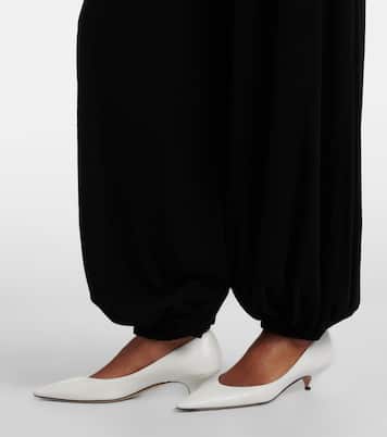 Fiamma cotton, cashmere, and silk sweatpants | The Row