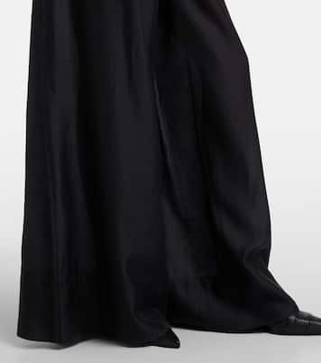 Gathered wide-leg pants | Entire Studios