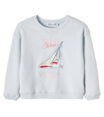 Erol embroidered cotton fleece sweatshirt | Bonpoint