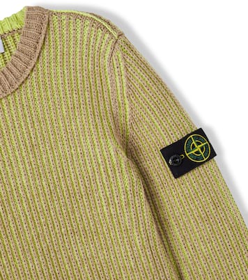 Compass cotton sweater | Stone Island Junior
