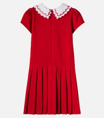 Pleated cotton dress | Patachou
