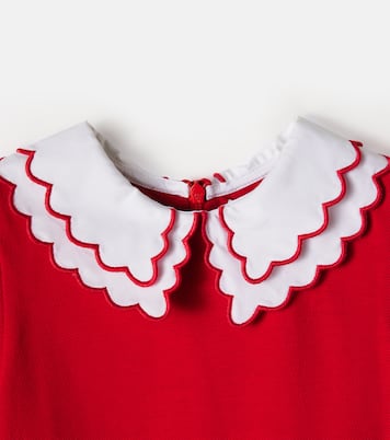 Pleated cotton dress | Patachou