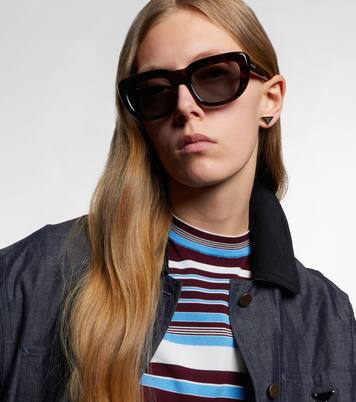 Gafas de sol de aviador con logo | Prada