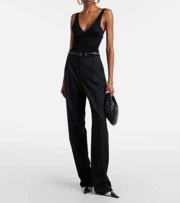 Pantalones anchos de lana | Saint Laurent