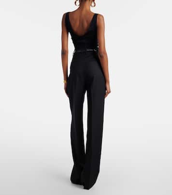 Pantalones anchos de lana | Saint Laurent