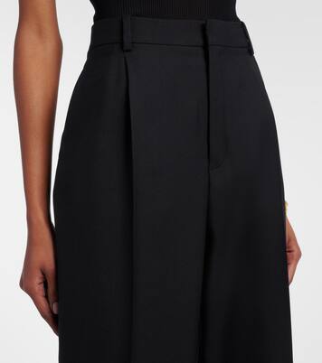 Pantalones anchos de lana | Saint Laurent