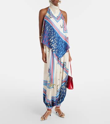 Hose Apollo aus Seidensatin | Alémais