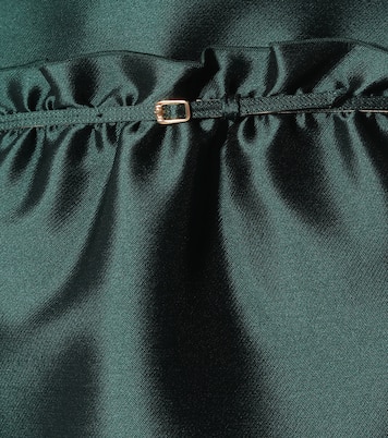 Vestido corto de sarga de satén | N21