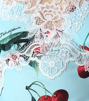 Caraco en soie à dentelle | Dolce&Gabbana