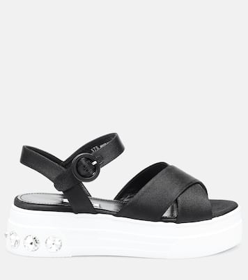 Sandali in canvas con platform | Miu Miu