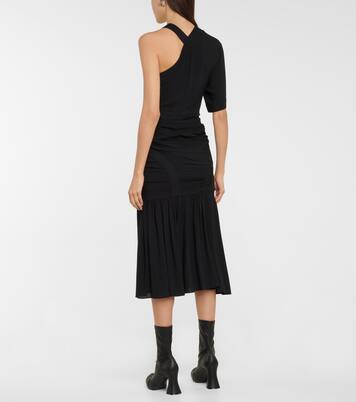 Emmeline绉纱单肩中长连衣裙 | Stella McCartney