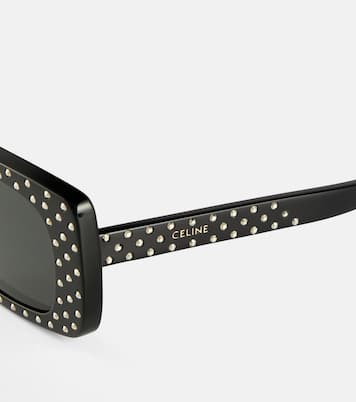 Embellished rectangular sunglasses | Celine Eyewear