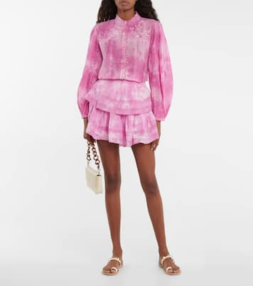 Blusa Ronda de algodón bordada | LoveShackFancy