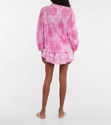 Blusa Ronda de algodón bordada | LoveShackFancy