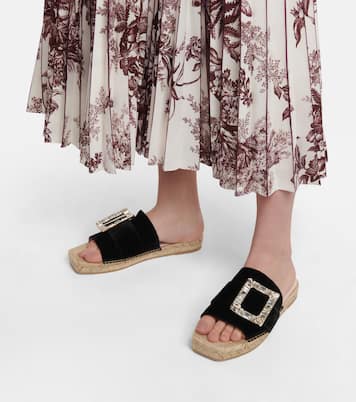 Palas de alpargata Strass Buckle | Roger Vivier