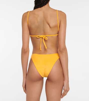 Via terry triangle bikini top | Jade Swim