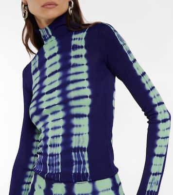 Top de cuello alto tie-dye | Proenza Schouler