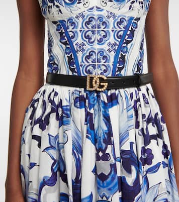 Embellished DG leather belt | Dolce&Gabbana