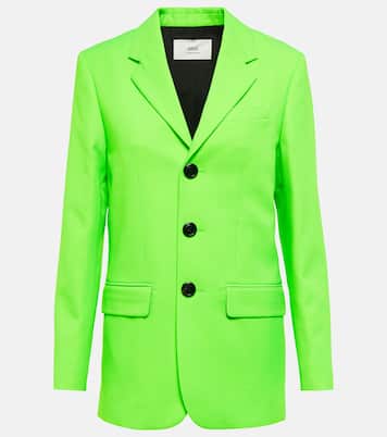 Buttoned wool-blend blazer | Ami Paris