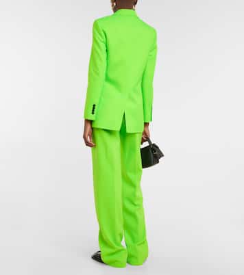 Buttoned wool-blend blazer | Ami Paris