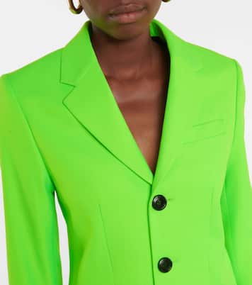Buttoned wool-blend blazer | Ami Paris