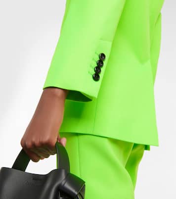 Buttoned wool-blend blazer | Ami Paris