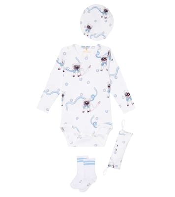 Baby - Tutina, berretto e calzini in misto cotone | Mini Rodini