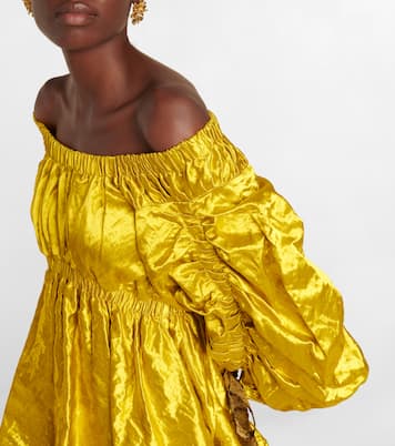 Martine ruched minidress | Ulla Johnson