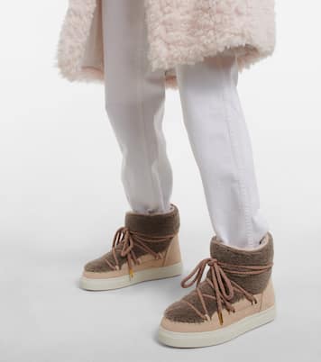Sneaker Classic shearling and leather ankle boots | Inuikii