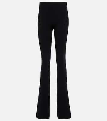 Pantaloni flared in lana a vita alta | Jean Paul Gaultier