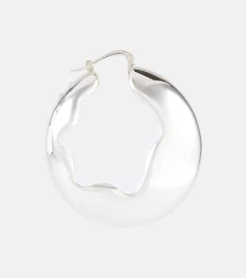 Silver earrings | Jil Sander