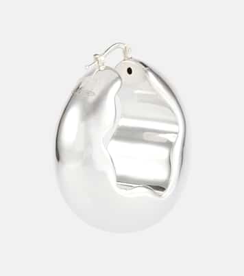 Silver earrings | Jil Sander