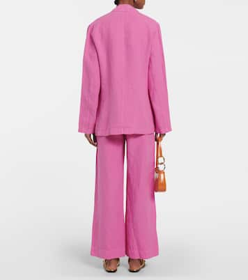 Cassie linen blazer | Velvet