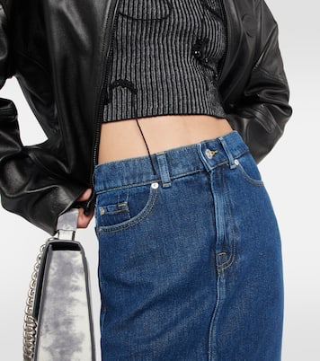 Midirock Mia aus Denim | 7 For All Mankind